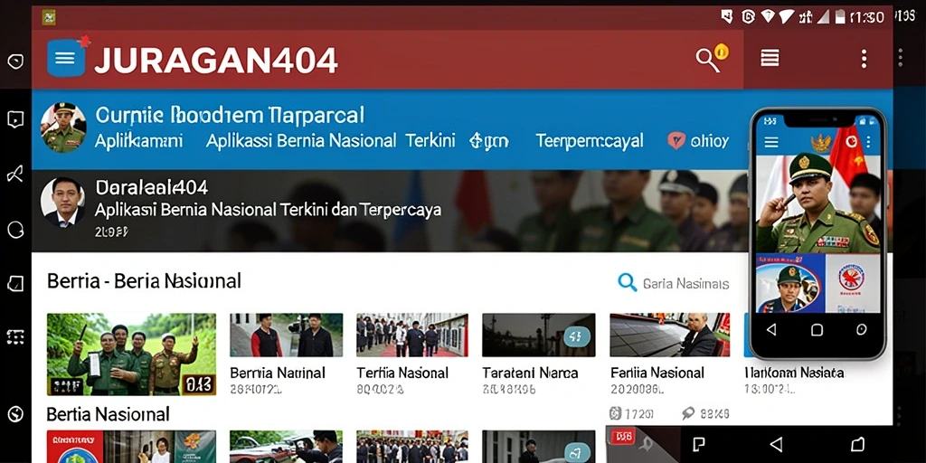 Tampilan antarmuka aplikasi JURAGAN404 yang informatif dan mudah digunakan.