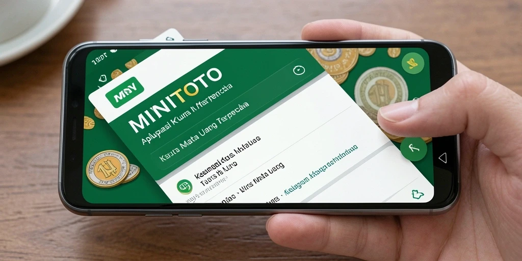 Tampilan utama MINITOTO dengan fungsi Kurs Mata Uang yang intuitif.