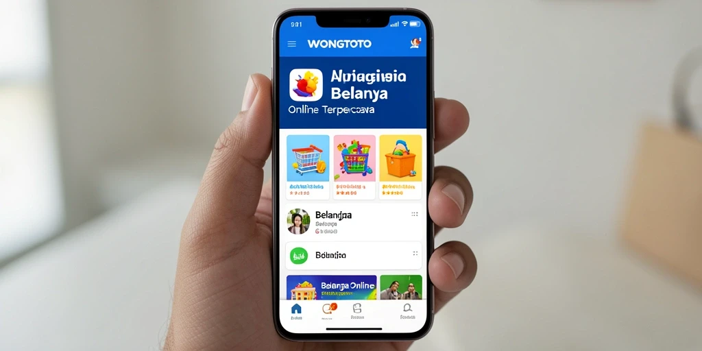 Tampilan antarmuka WONGTOTO yang menarik dan mudah digunakan.